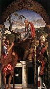 Giovanni Bellini Sts Christopher oil painting on canvas